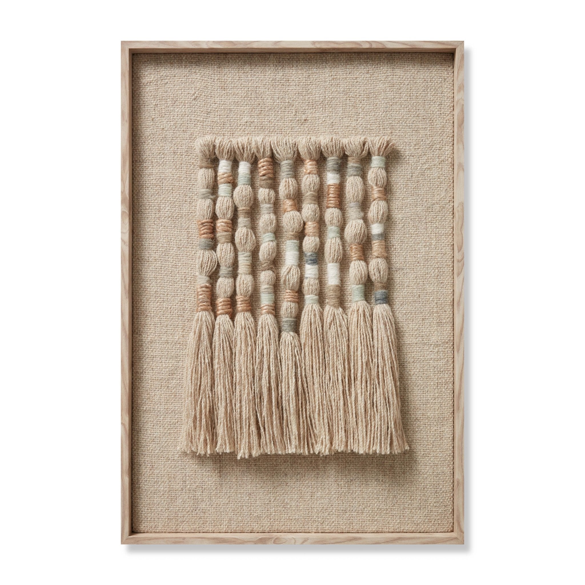 Loloi Fresh Air Beige / Blue Wall Art