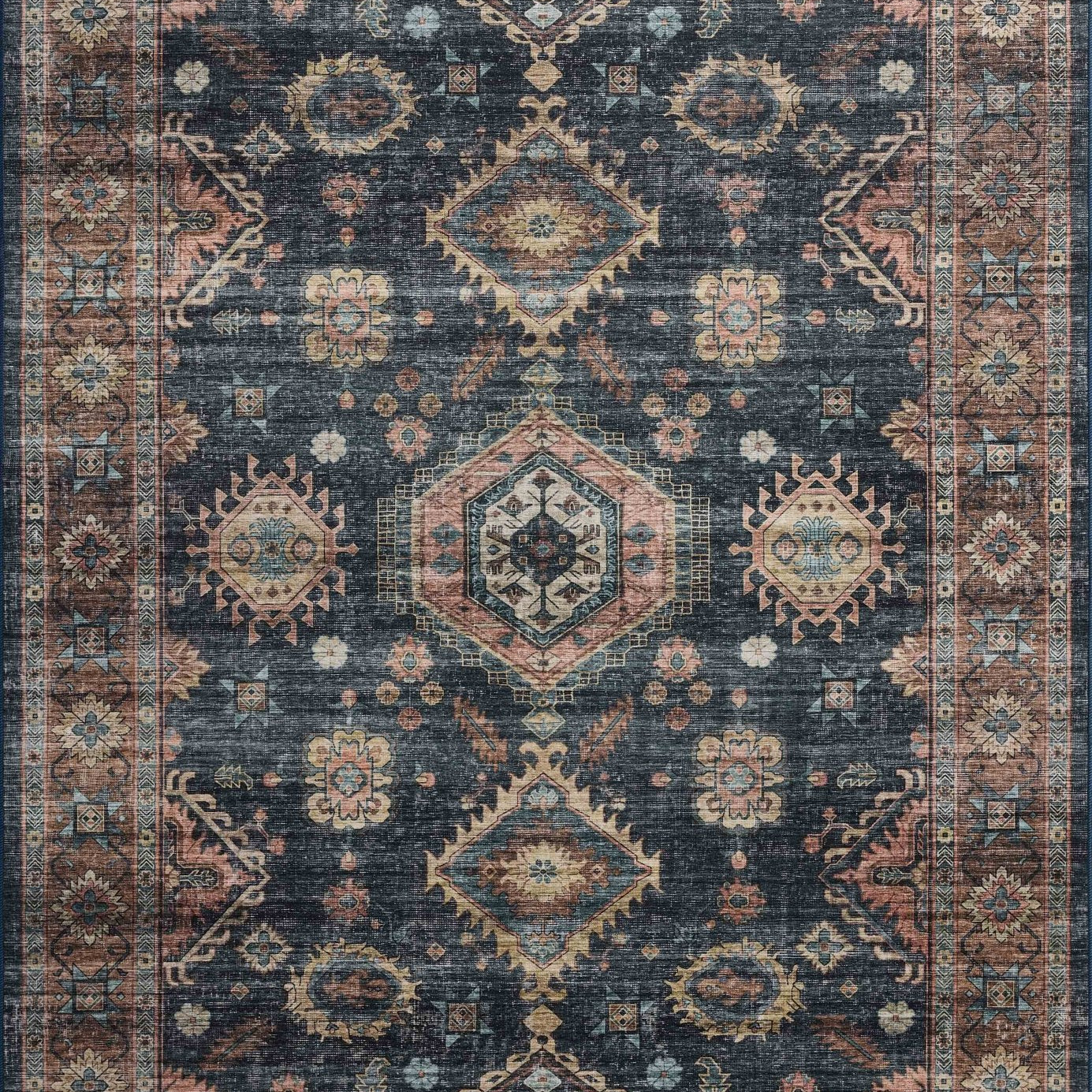 Loloi II Anniston Denim / Sunset Rug