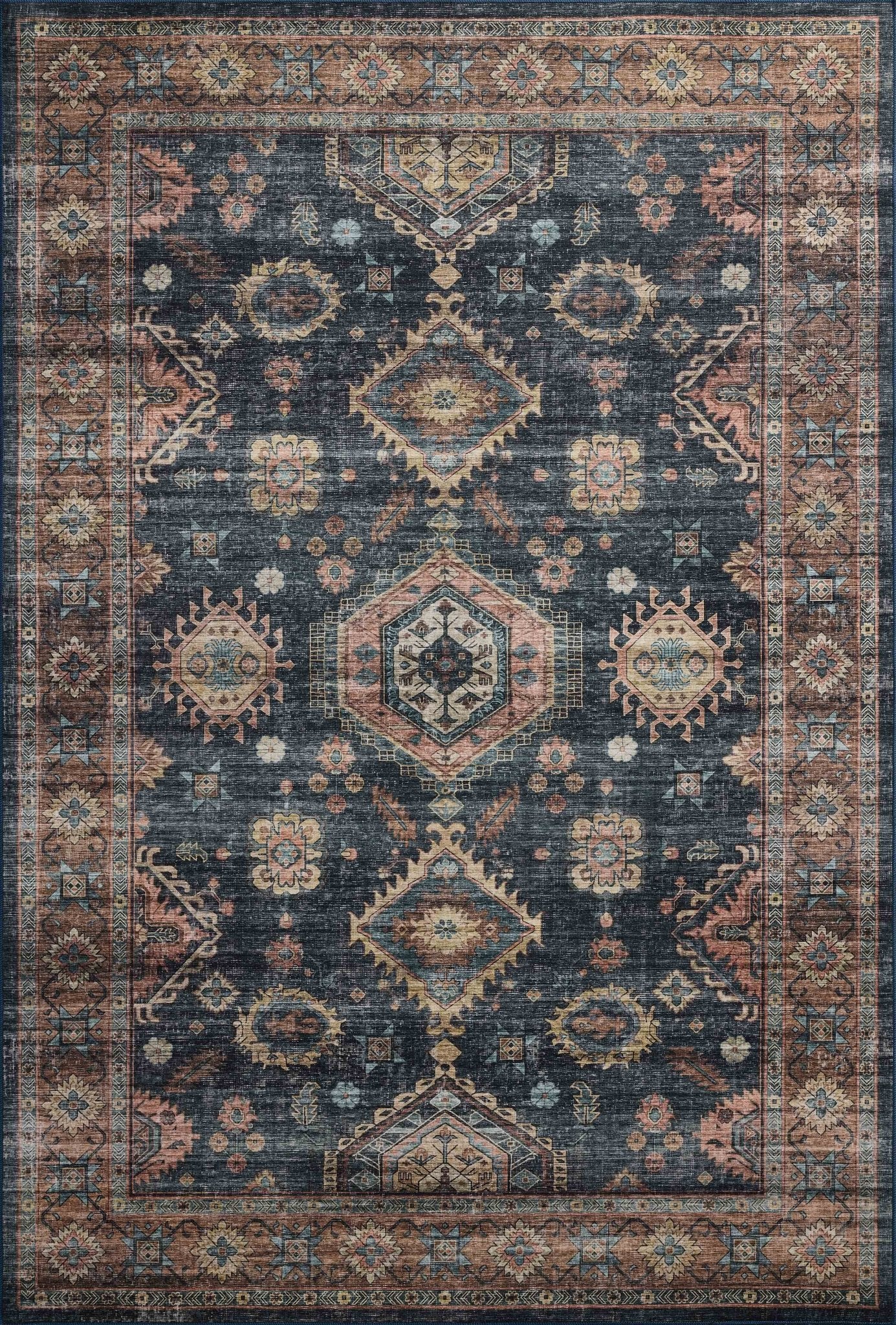 Loloi II Anniston Denim / Sunset Rug