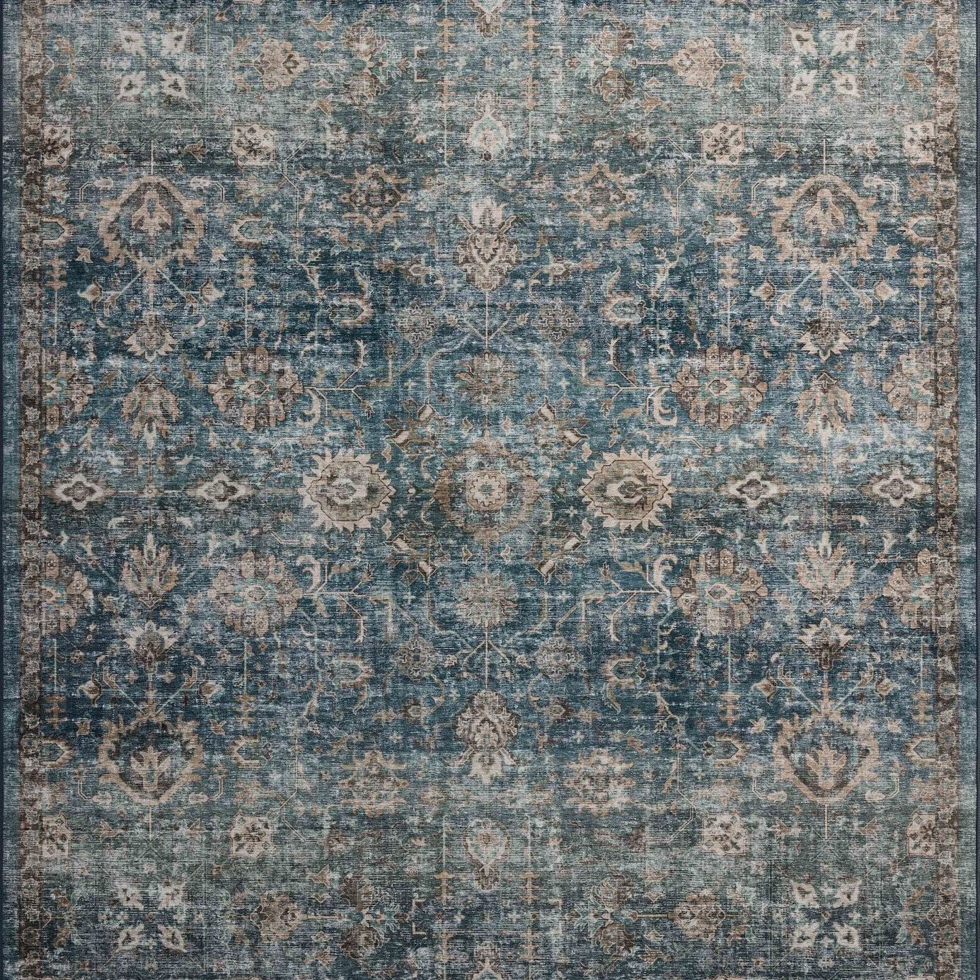 Loloi II Anniston Lagoon / Natural Rug