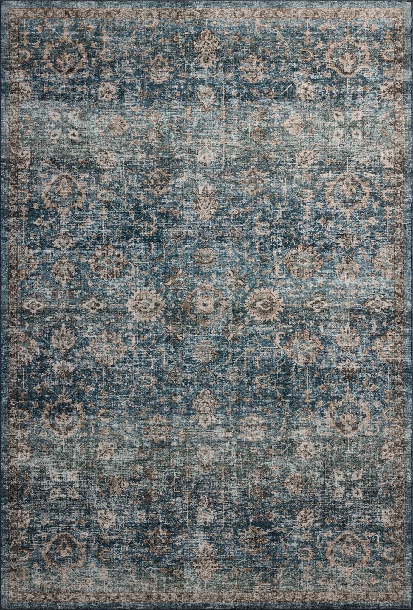 Loloi II Anniston Lagoon / Natural Rug