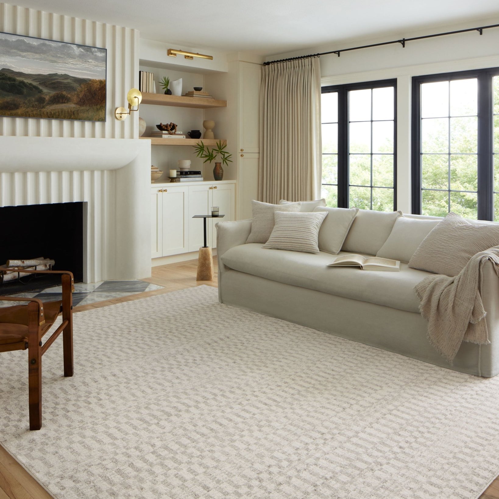 Loloi II Kamala Ivory / Grey Rug