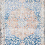 Loloi II Layla Blue / Tangerine Rug