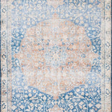 Loloi II Layla Blue / Tangerine Rug