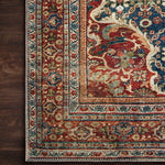 Loloi II Layla Cobalt Blue / Spice Rug