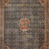 Loloi II Layla Cobalt Blue / Spice Rug