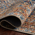 Loloi II Layla Cobalt Blue / Spice Rug