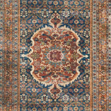 Loloi II Layla Cobalt Blue / Spice Rug