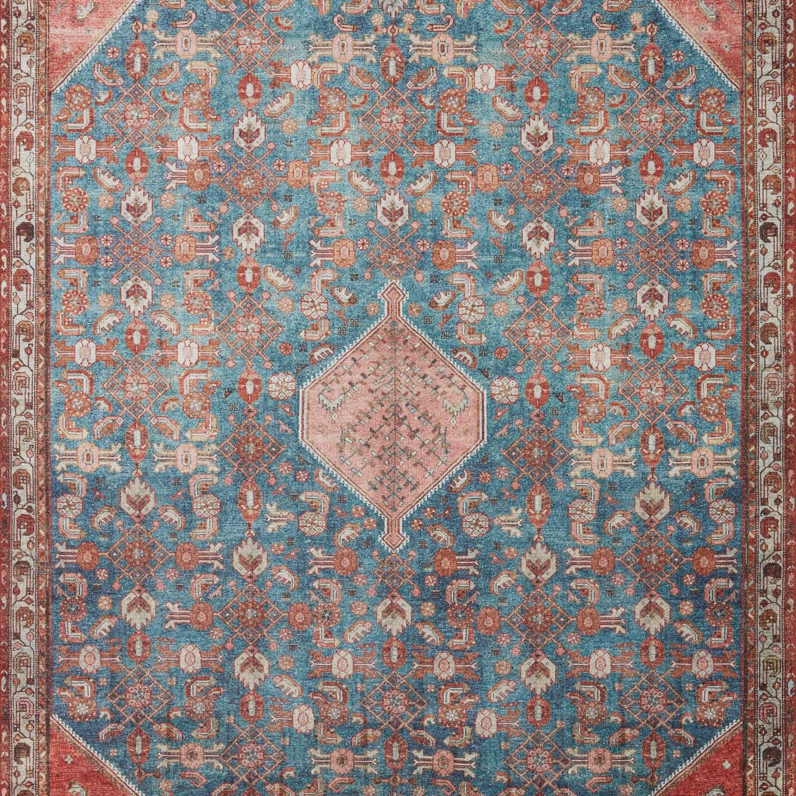 Loloi II Layla Marine / Clay Rug