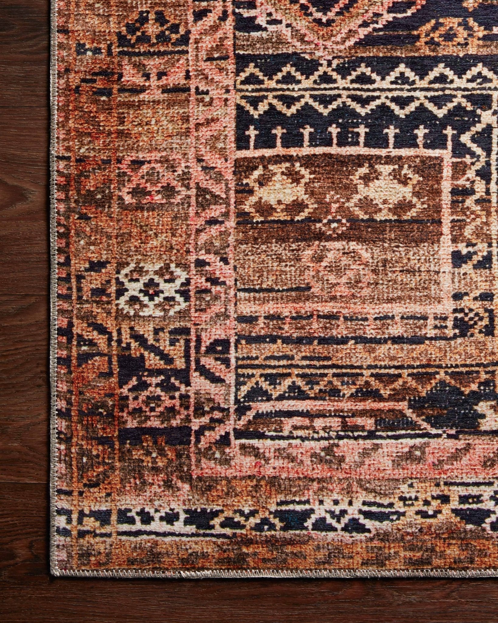 Loloi II Layla Mocha / Blush Rug