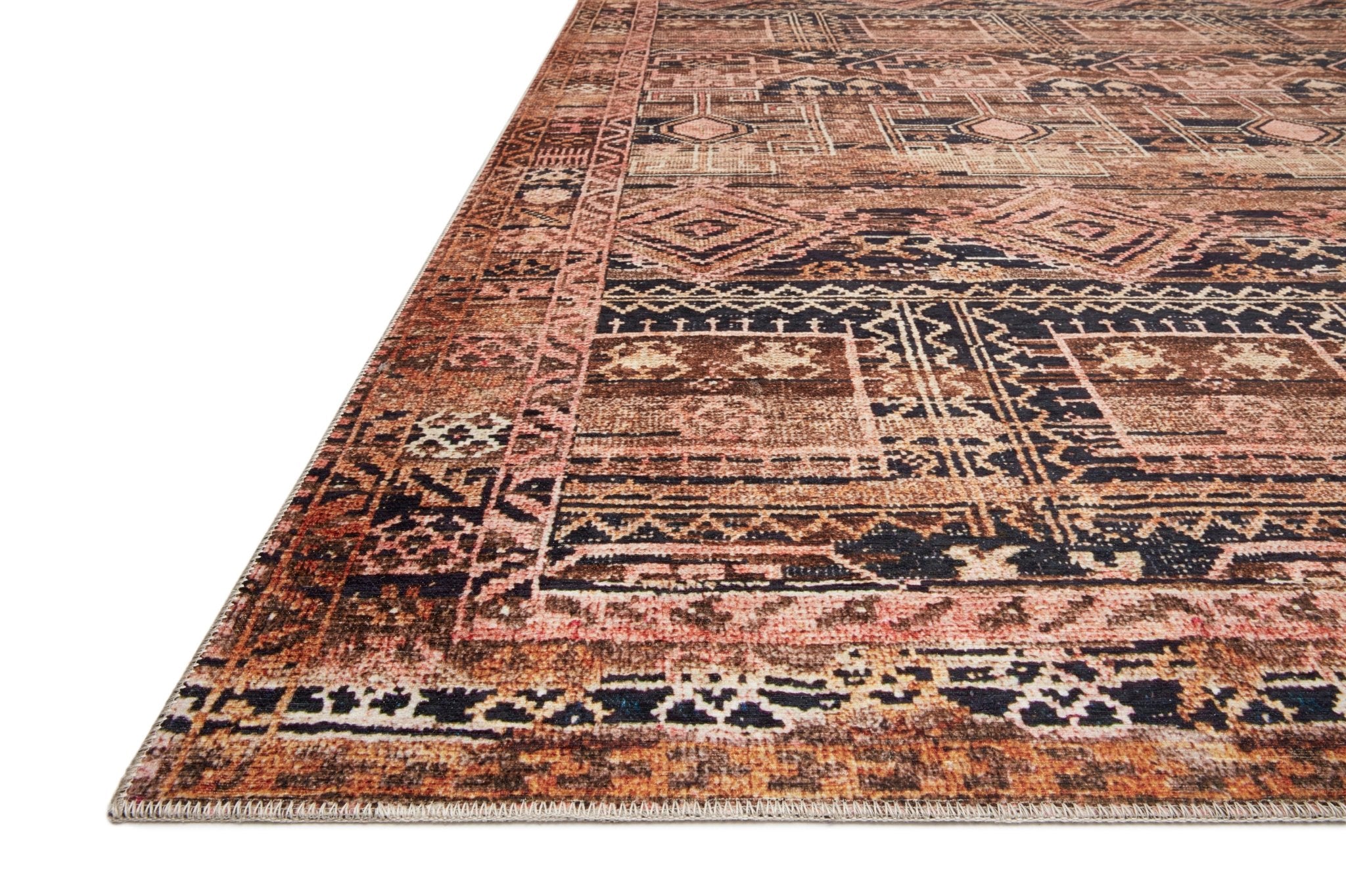 Loloi II Layla Mocha / Blush Rug