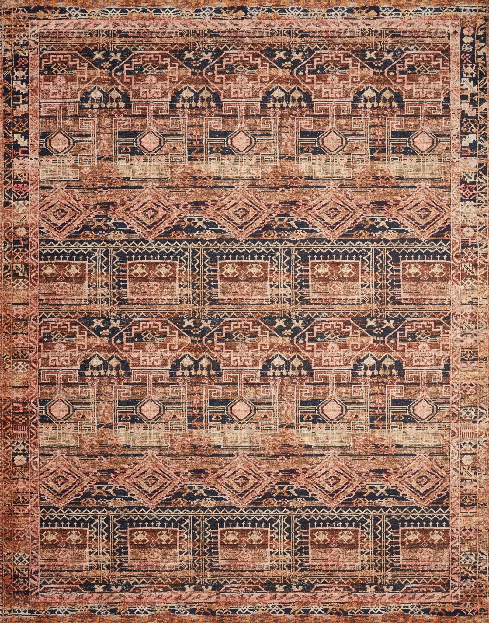 Loloi II Layla Mocha / Blush Rug