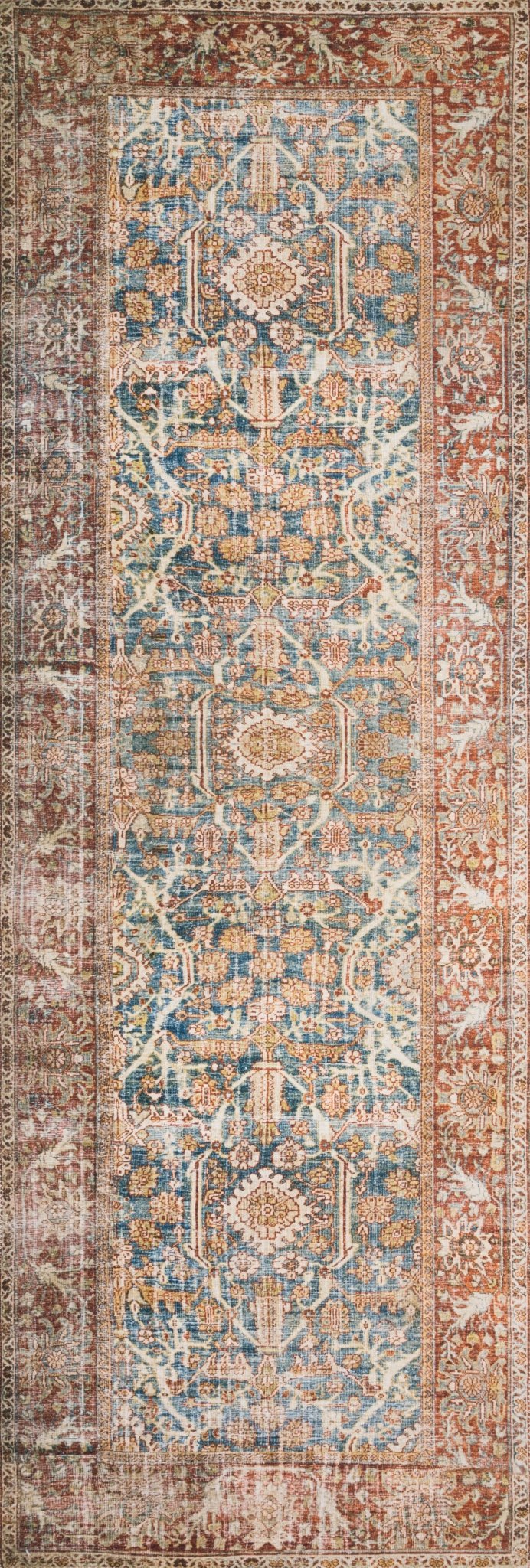 Loloi II Layla Ocean / Rust Rug