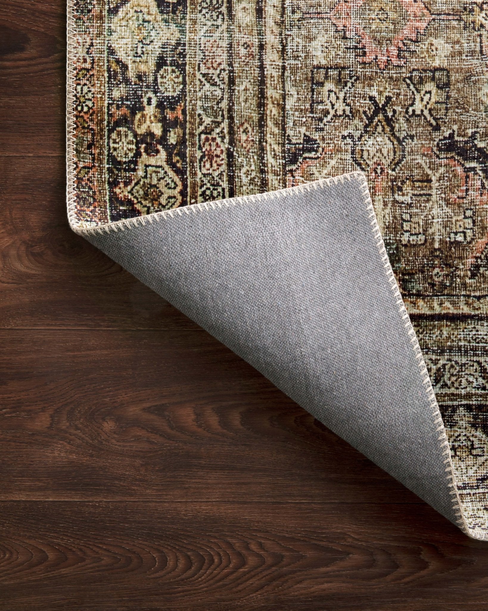 Loloi II Layla Olive / Charcoal Rug