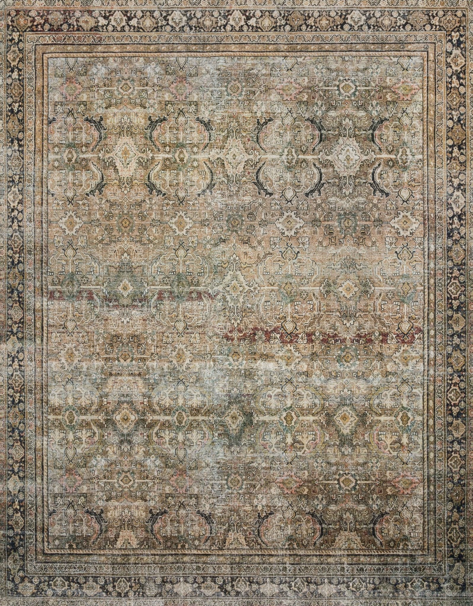 Loloi II Layla Olive / Charcoal Rug