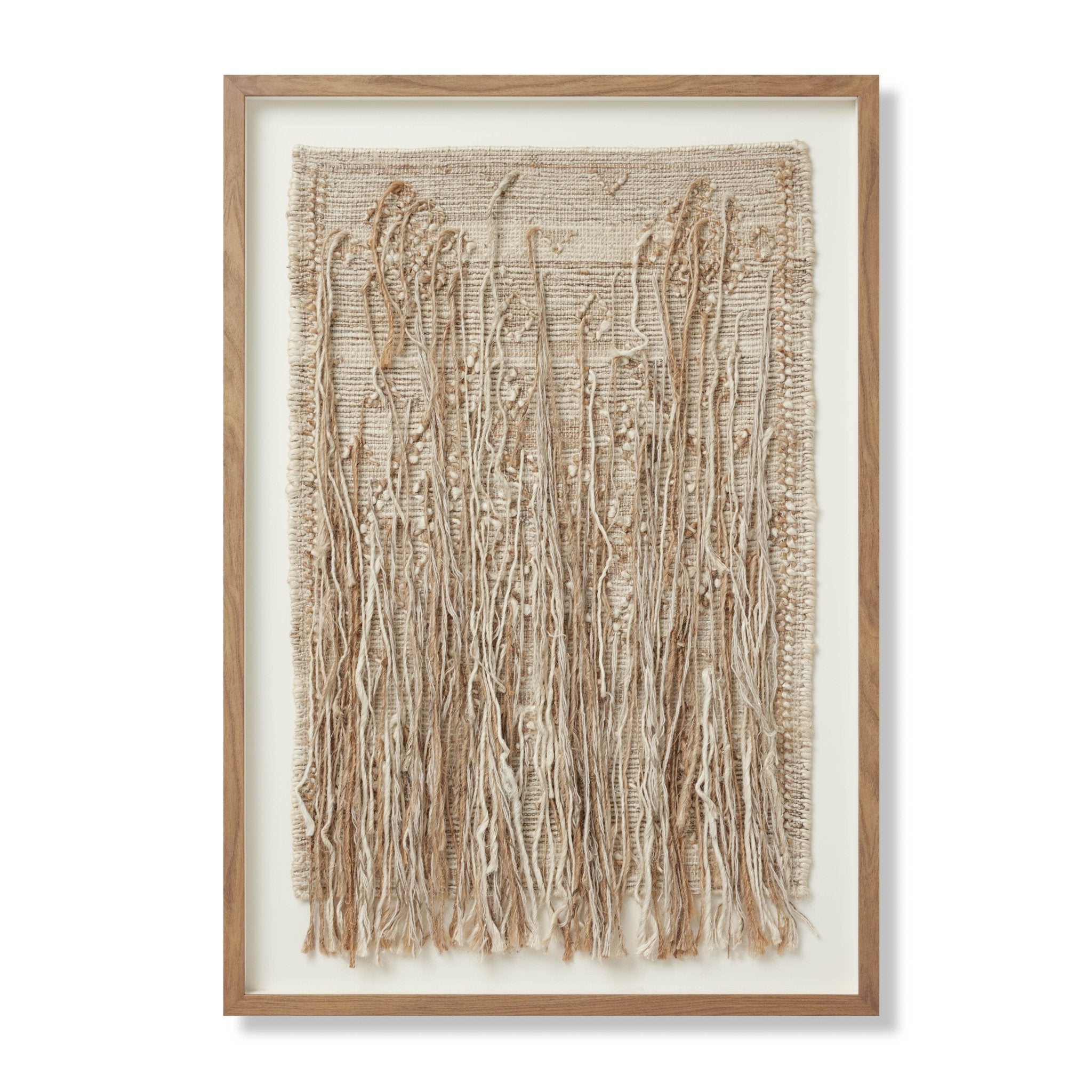 Loloi Natural Falls Beige / Ivory Wall Art