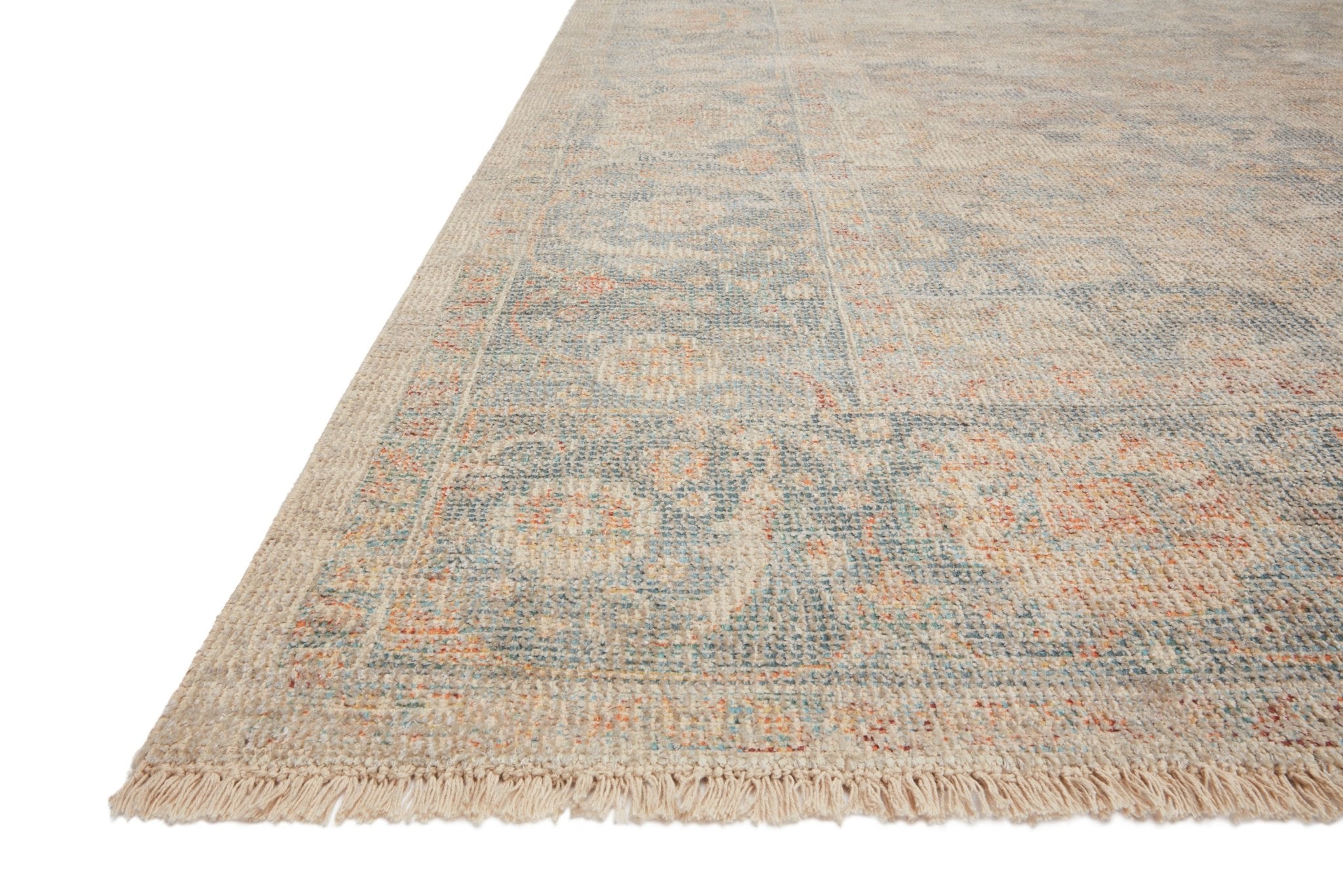 Loloi Priya Bone / Bluestone Rug