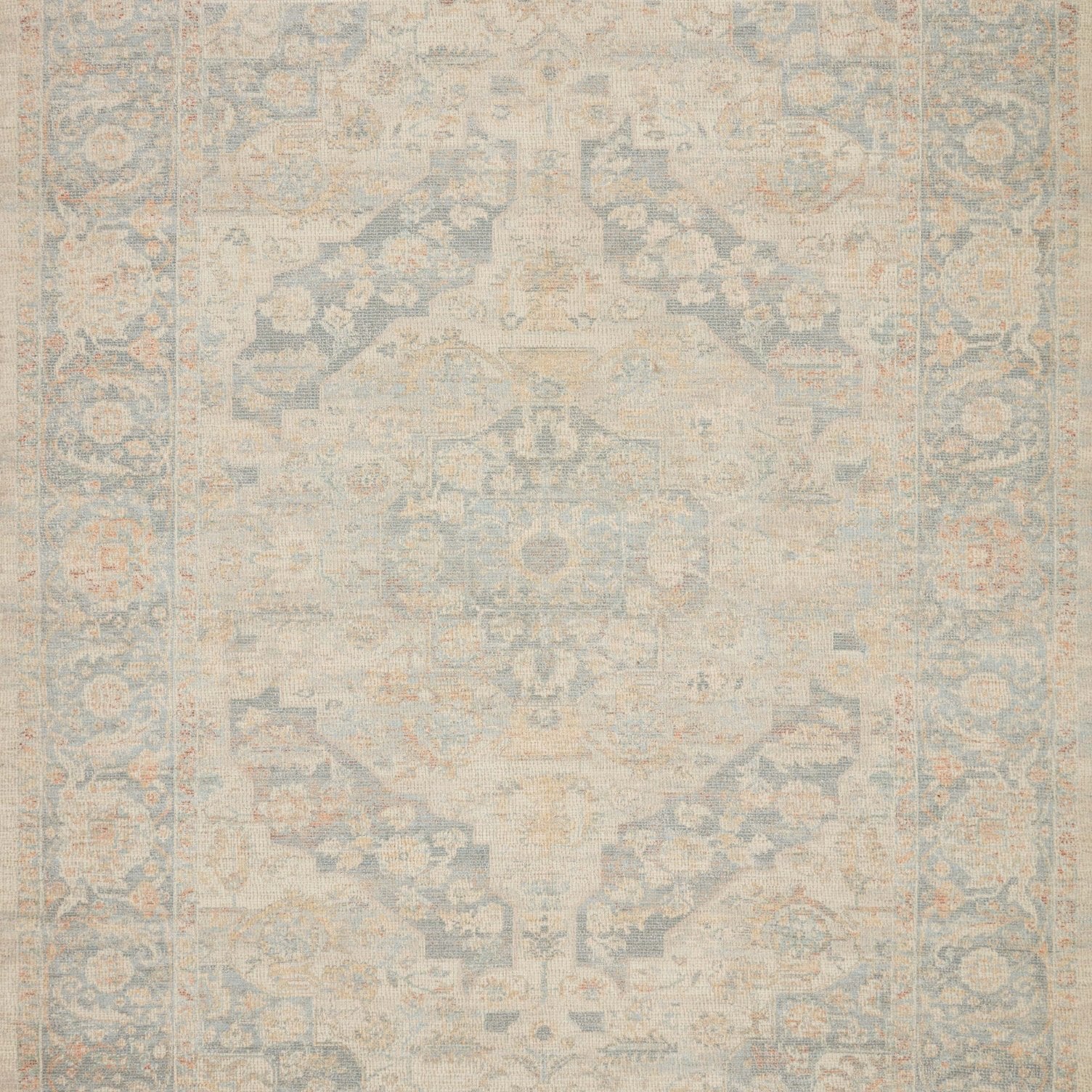 Loloi Priya Bone / Bluestone Rug