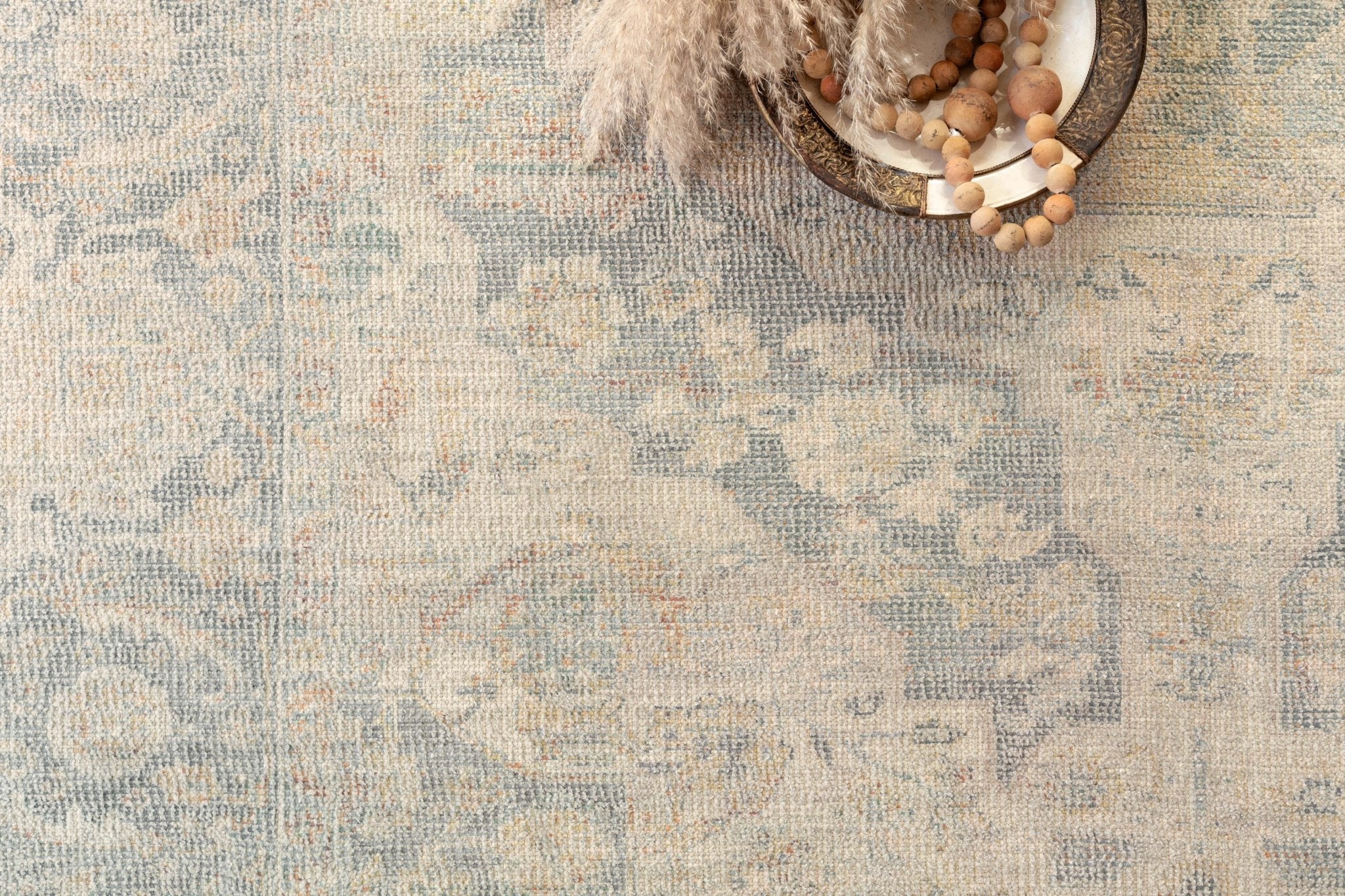 Loloi Priya Bone / Bluestone Rug