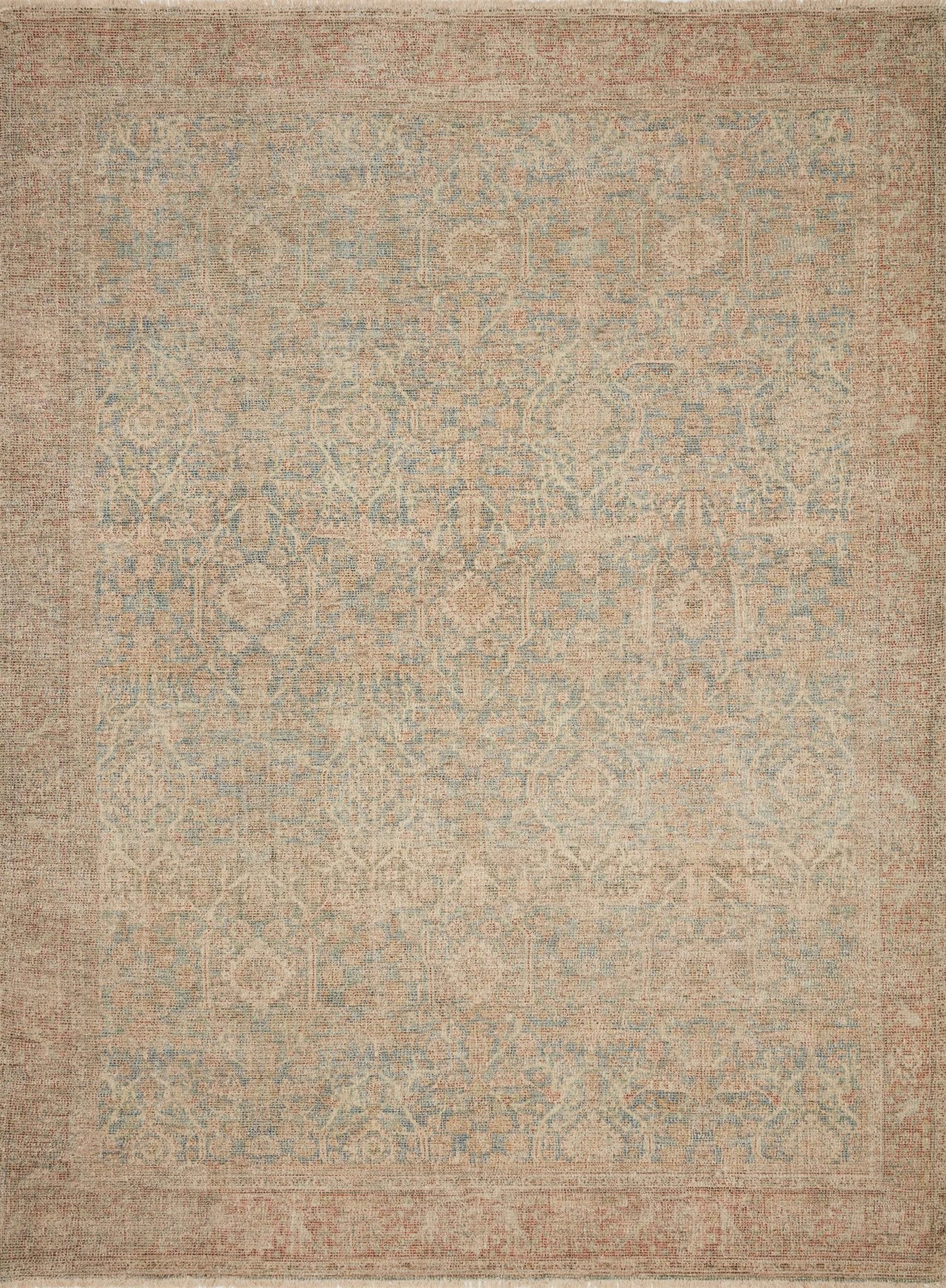 Loloi Priya Denim / Rust Rug