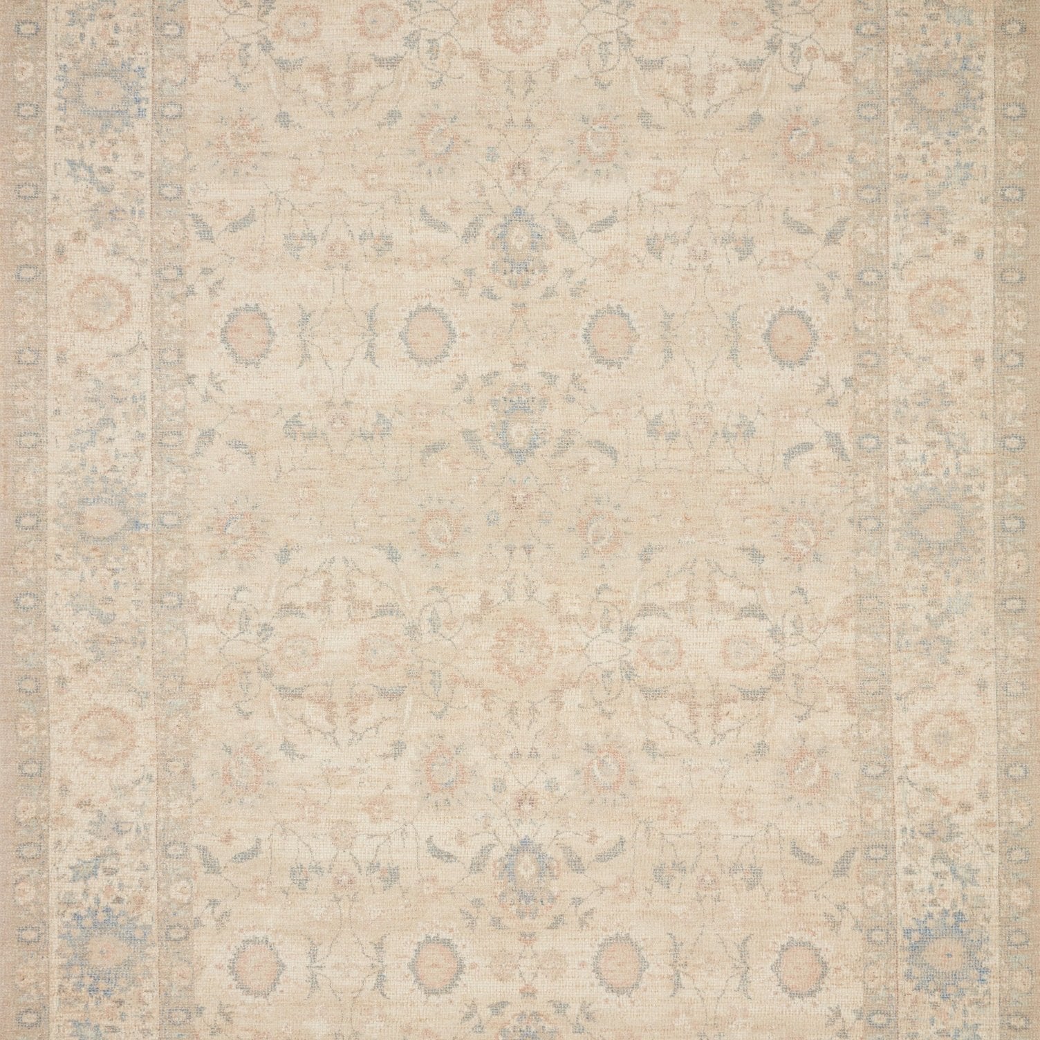 Loloi Priya Natural / Blue Rug