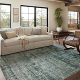 Magnolia Home by Joanna Gaines x Loloi Banks Blue / Lagoon Rug