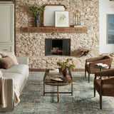 Magnolia Home by Joanna Gaines x Loloi Banks Ocean / Spice Rug