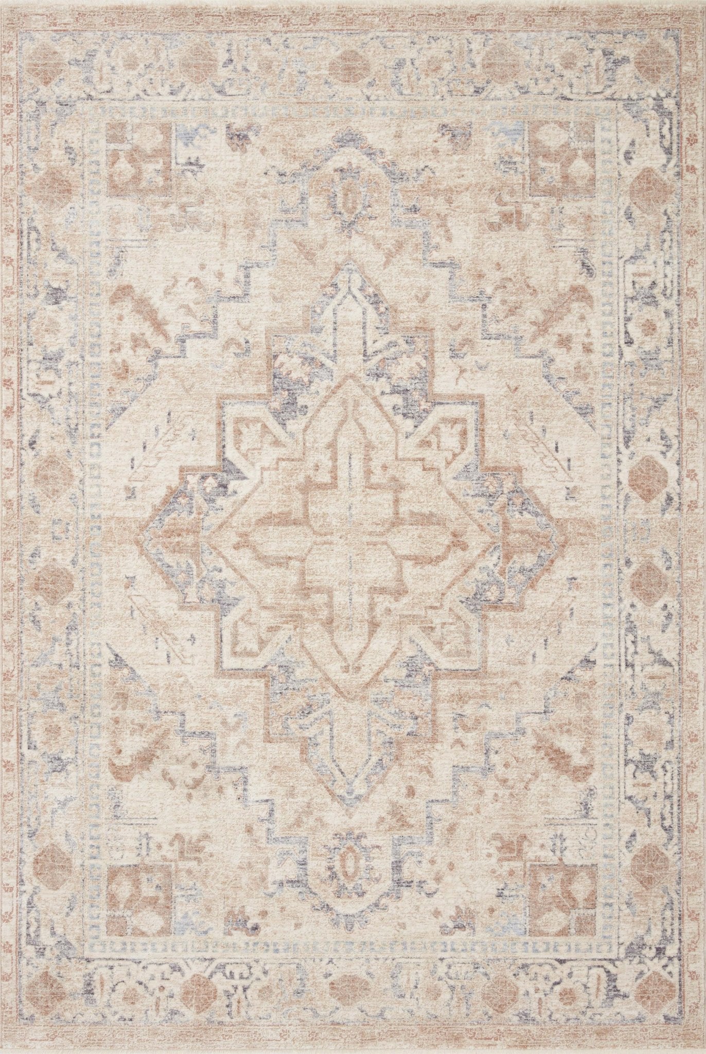 Magnolia Home By Joanna Gaines x Loloi Carlisle Beige / Slate Rug