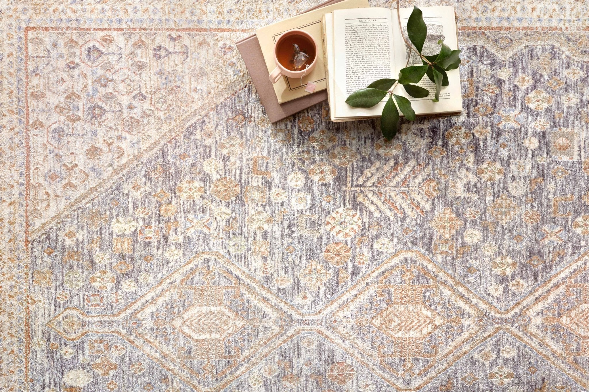 Magnolia Home By Joanna Gaines x Loloi Carlisle Blue / Ivory Rug