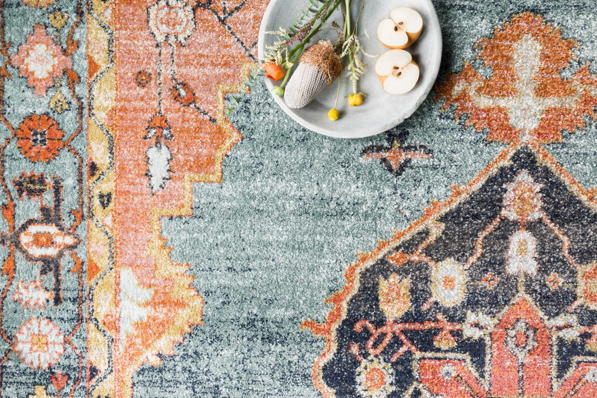 Magnolia Home By Joanna Gaines x Loloi Graham Blue / Sunrise Rug