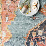 Magnolia Home By Joanna Gaines x Loloi Graham Blue / Sunrise Rug