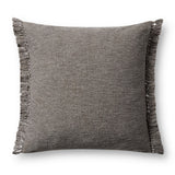 Magnolia Home by Joanna Gaines x Loloi Jett PMH0063 Grey 22'' x 22'' Cover Only Pillow