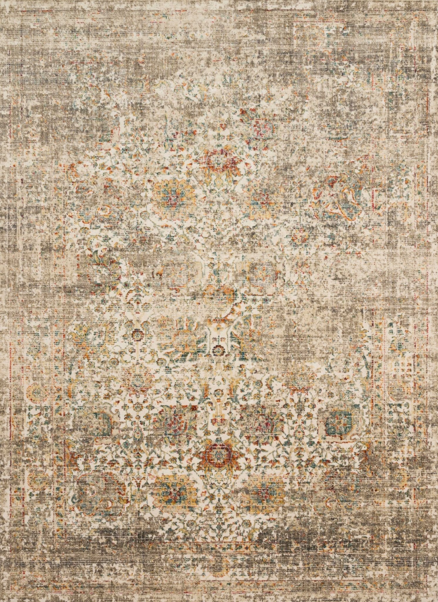 Magnolia Home By Joanna Gaines x Loloi Linnea Multi / Taupe Rug