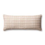 Magnolia Home by Joanna Gaines x Loloi Liv PMH0064 Beige 13'' x 35'' Cover Only Pillow