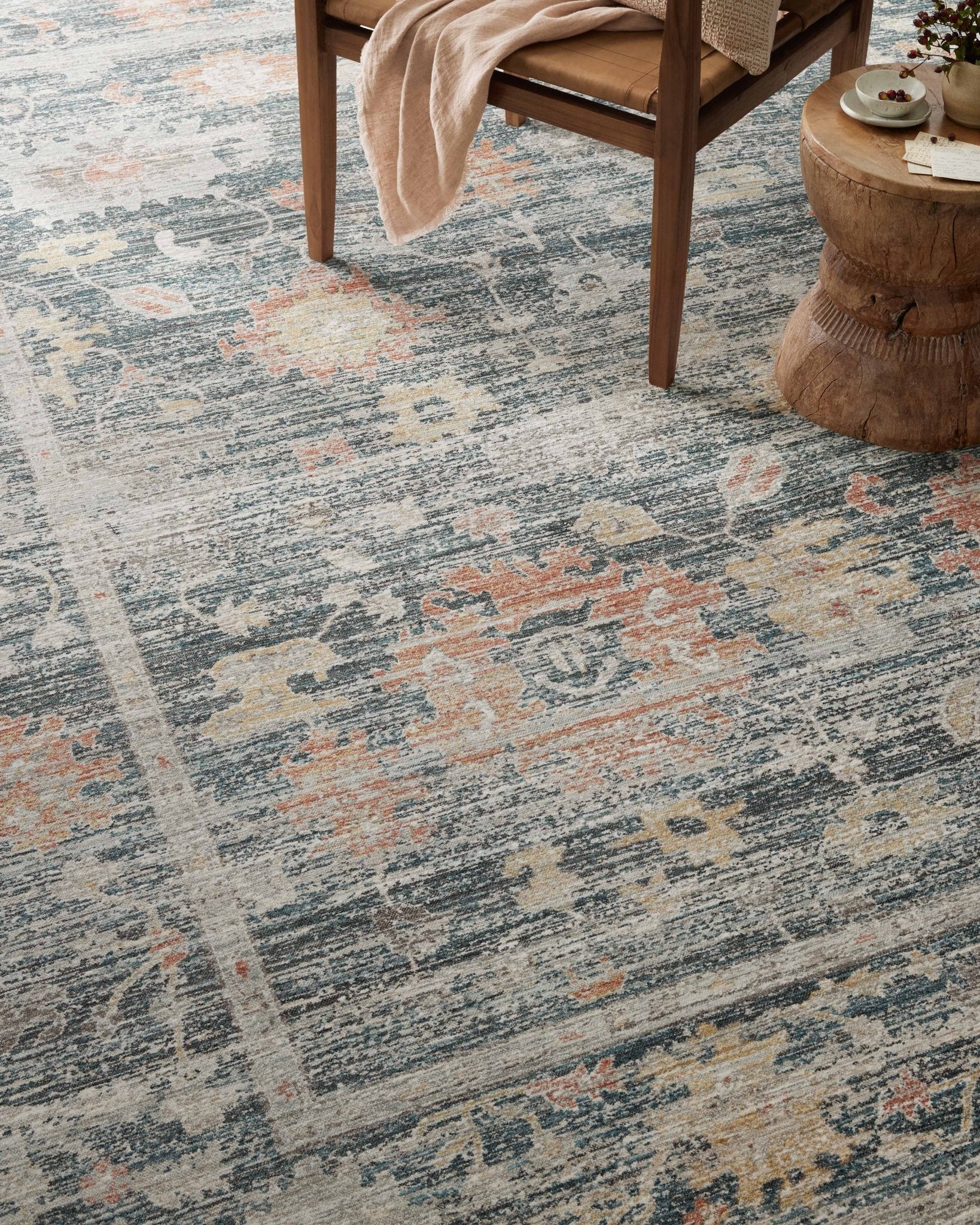 Magnolia Home by Joanna Gaines x Loloi Millie Blue / Multi Rug