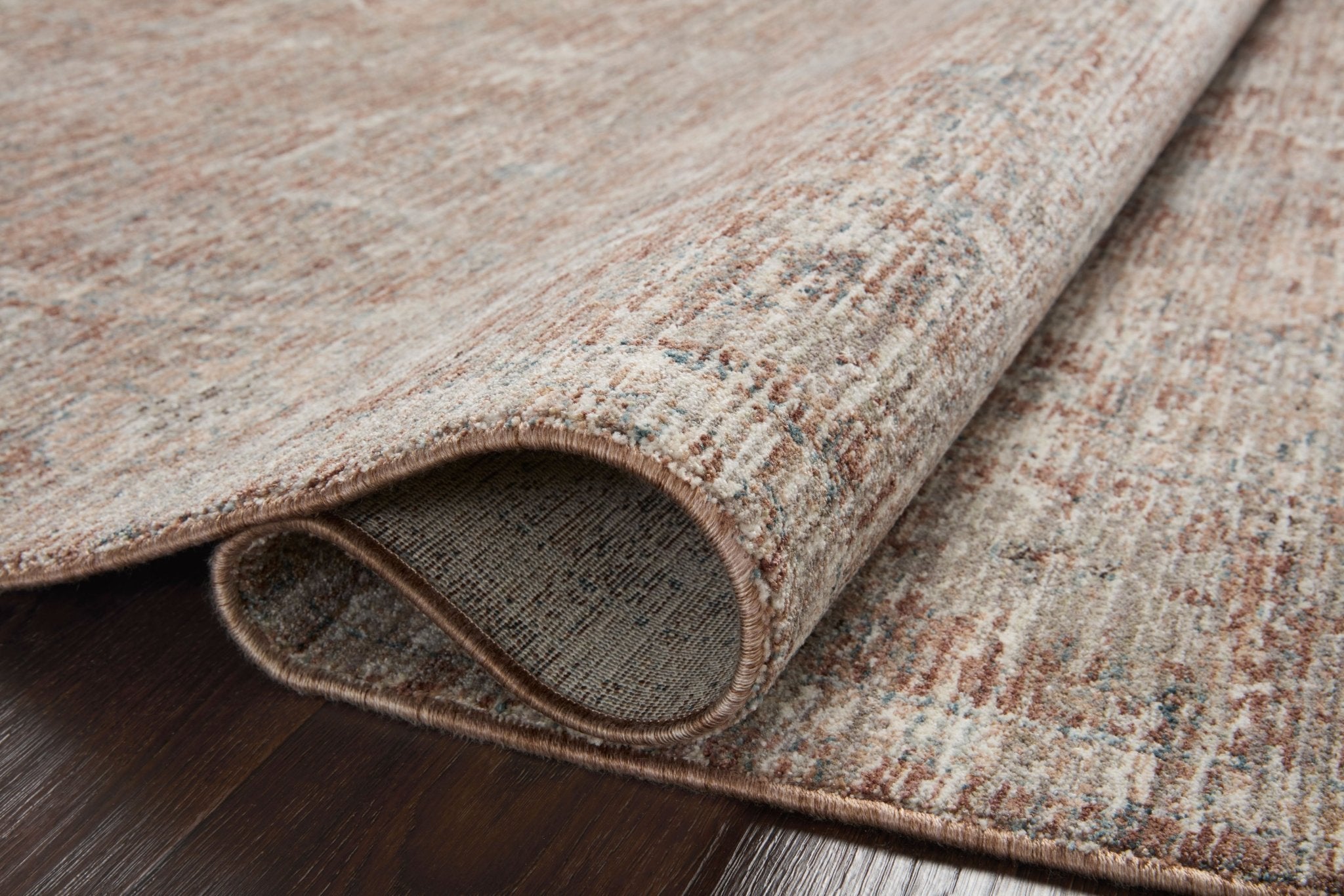 Magnolia Home by Joanna Gaines x Loloi Millie Brick / Fog Rug