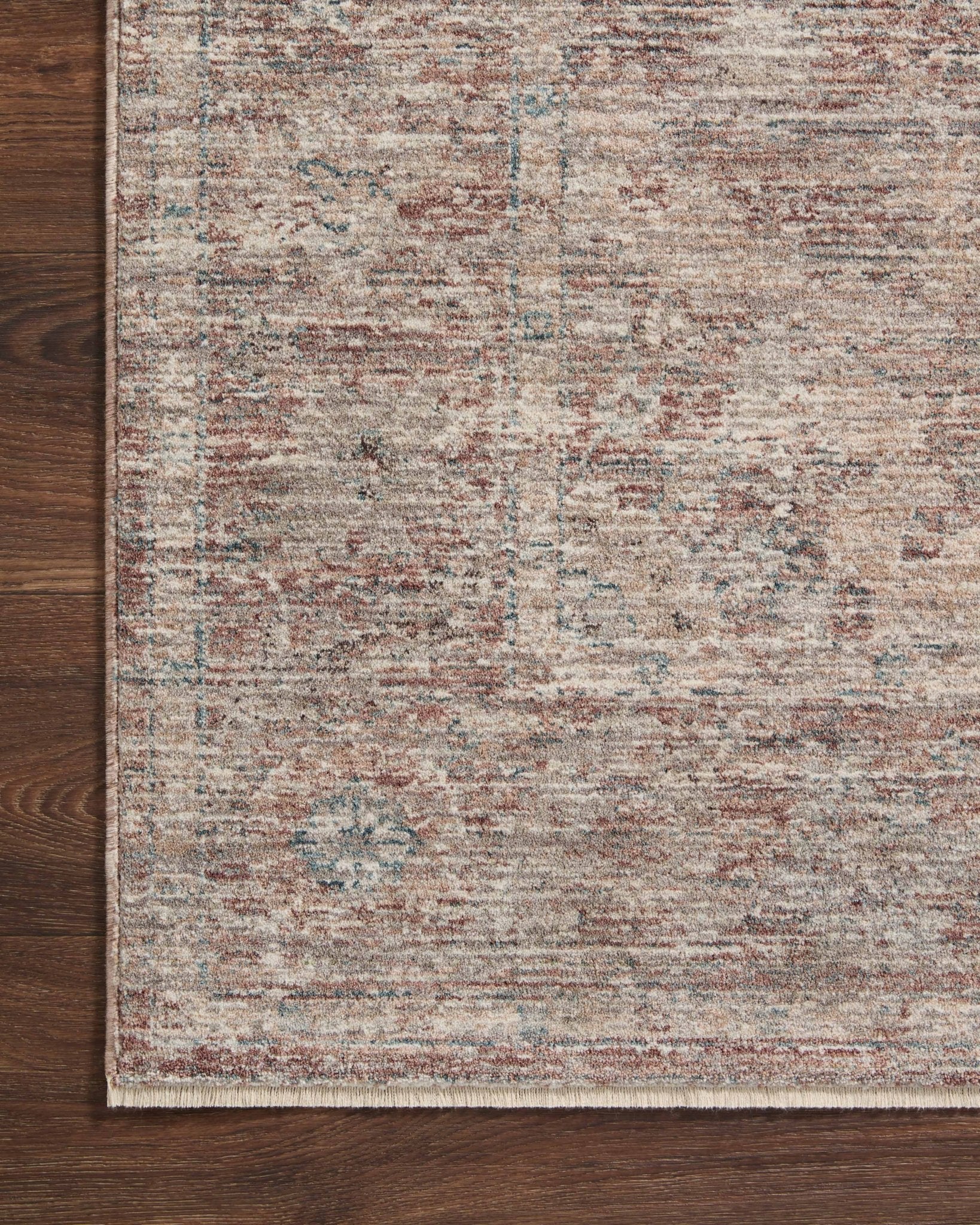 Magnolia Home by Joanna Gaines x Loloi Millie Brick / Fog Rug