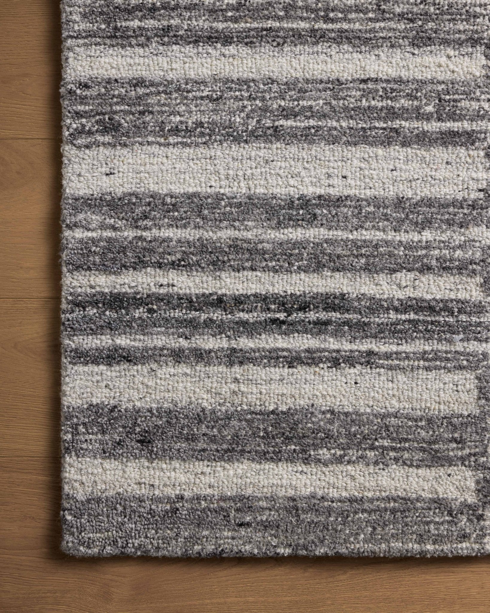 Magnolia Home by Joanna Gaines x Loloi Rae Charcoal / Mist Rug