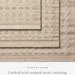 Magnolia Home by Joanna Gaines x Loloi Rae Natural / Ivory Rug