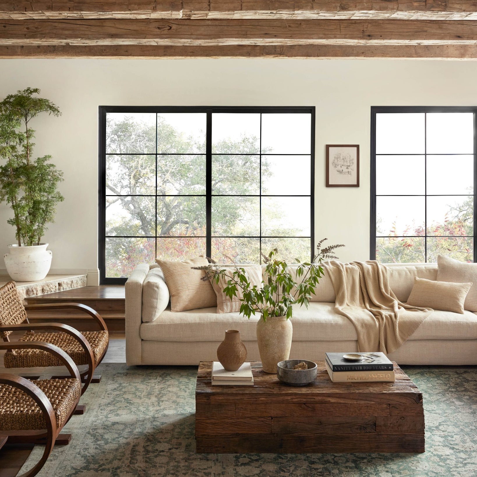 Magnolia Home by Joanna Gaines x Loloi Sinclair Jade / Sand Rug