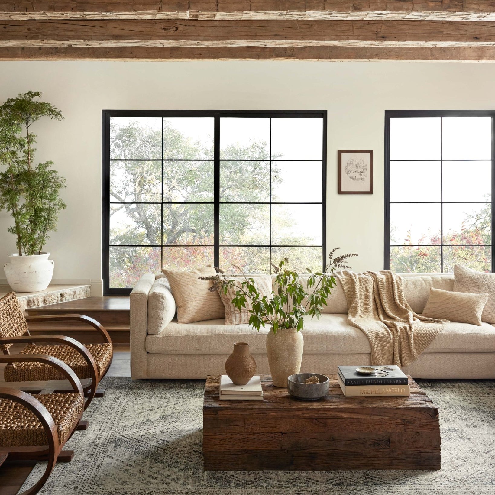 Magnolia Home by Joanna Gaines x Loloi Sinclair Natural / Sage Rug