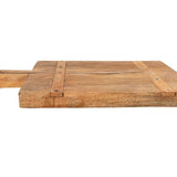 Mango Wood Appetizer Tray with Rope Handle