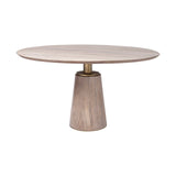 Mango Wood Round Dining Table