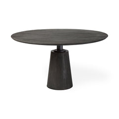 Mathis 54" Round Solid Wood Dining Table