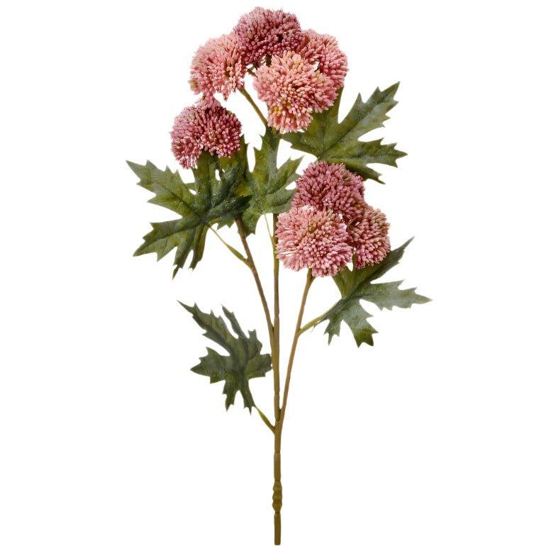 Natural Touch Pink Sedum Spray 28"