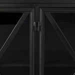 Peter Black Metal Sideboard with Glass Doors