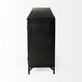 Peter Black Metal Sideboard with Glass Doors