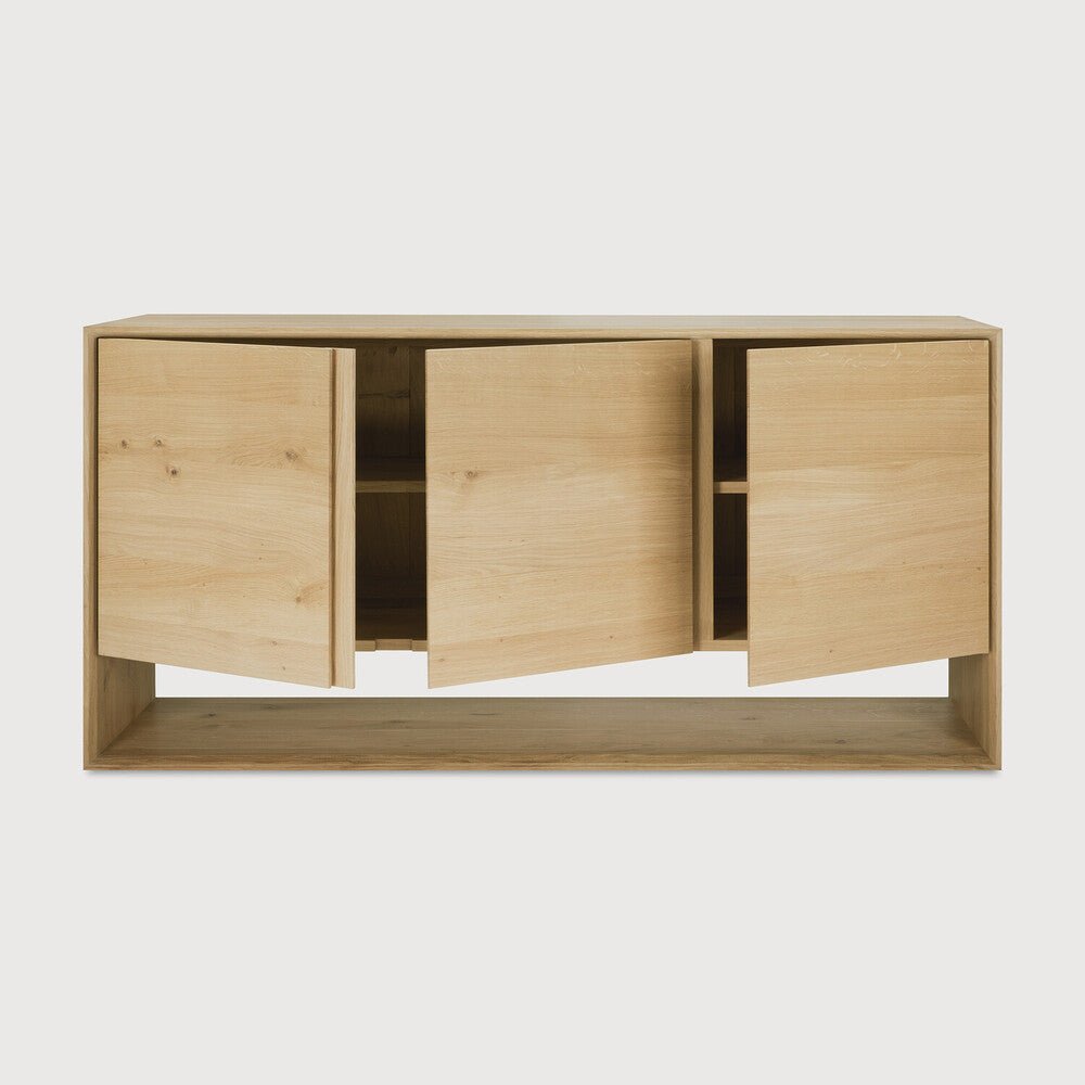 Nordic Oak Storage Console Sideboard (3 Sizes)