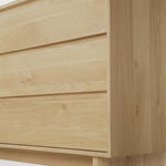 Wave Solid Wood Sideboard Storage Cabinet