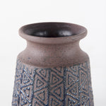 Sera Geometric Patterned Ceramic Vase, Small